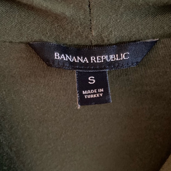 EUC - BR Hunter green wrap style top, size S - Picture 3 of 4